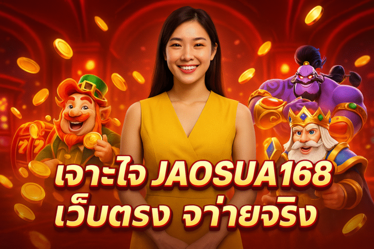 เจาะใจ JAOSUA168 เว็บตรง จ่ายจริง