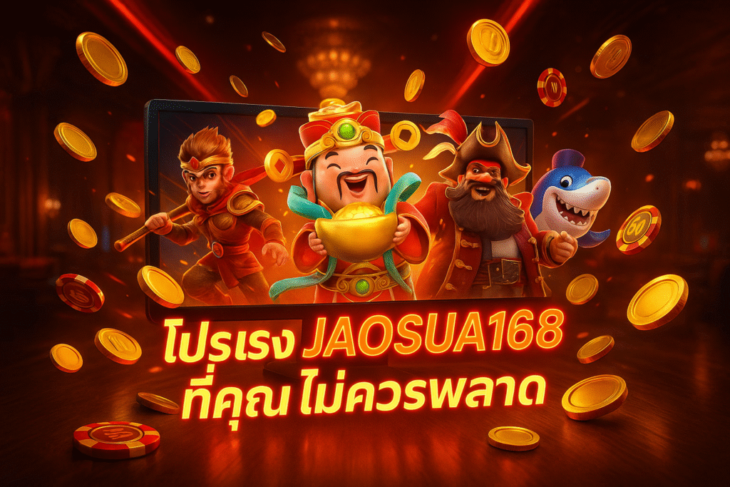 โปรแรง JAOSUA168 ที่คุณไม่ควรพลาด