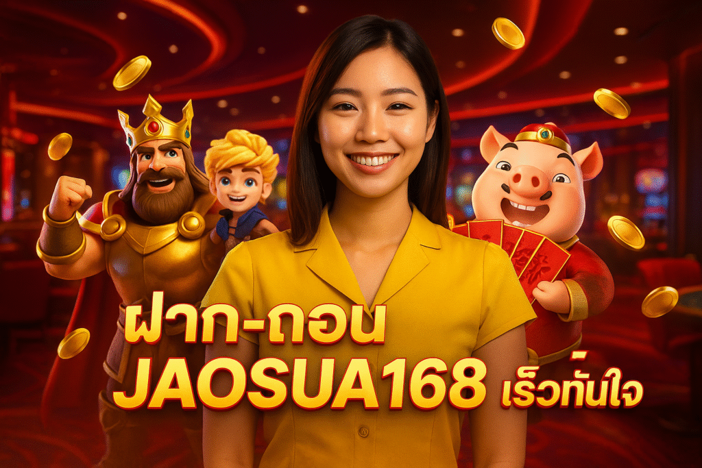 ฝาก-ถอน JAOSUA168 เร็วทันใจ