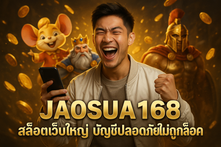 JAOSUA168 สล็อตเว็บใหญ่ บัญชีปลอดภัยไม่ถูกล็อค
