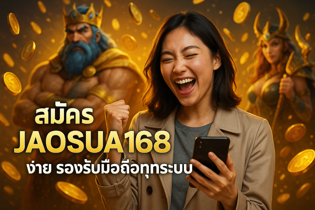 สมัคร JAOSUA168 ง่าย รองรับมือถือทุกระบบ