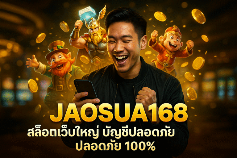 JAOSUA168 สล็อตเว็บใหญ่ บัญชีปลอดภัย ปลอดภัย 100%