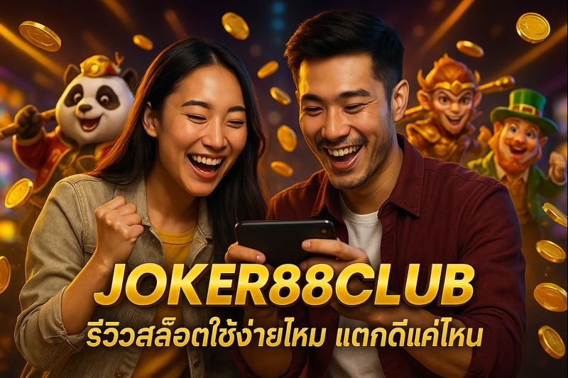 JOKER88CLUB รีวิวสล็อตใช้ง่ายไหม แตกดีแค่ไหน